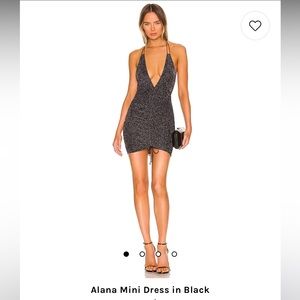 Alana Mini Dress in Black